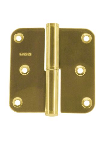 PAUMELLE HDD 80X80X2,5 LAITON TITANE GAUCHE