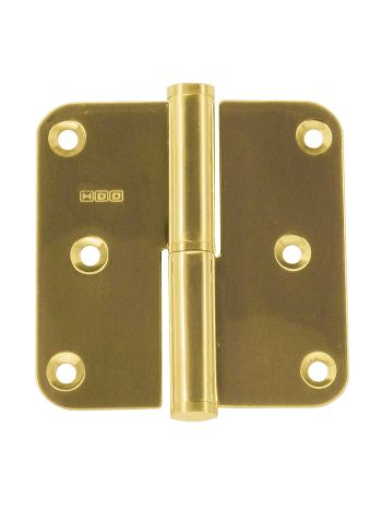 PAUMELLE HDD 80X80X2,5 LAITON TITANE DROITE