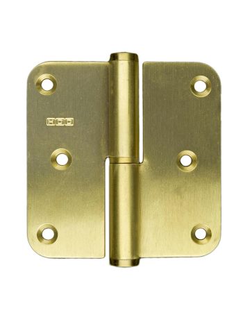 PAUMELLE HDD 80X80X2,5 LAITON MAT DROITE