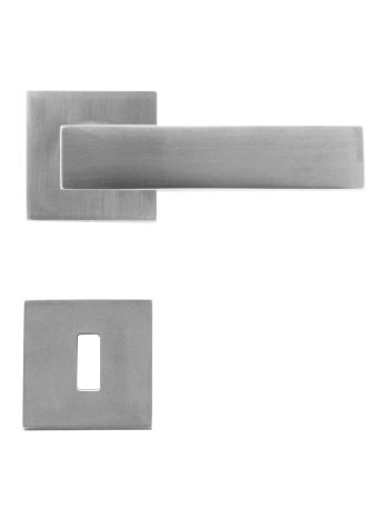 DOOR HANDLE PRO CUBICA STAINLESS STEEL LOOK R+E