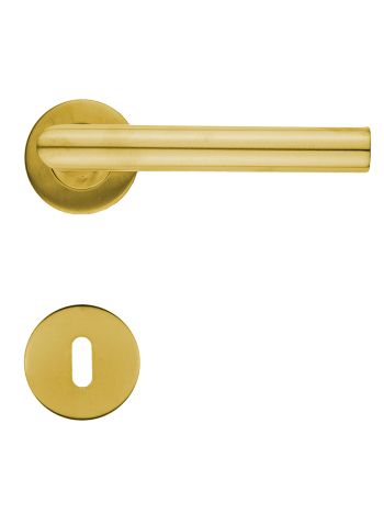 DOOR HANDLE PRO I SHAPE 19MM MATT COPPER R+E