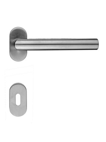 DOOR HANDLE PRO PROFILE I SHAPE 19MM INOX PLUS R+E