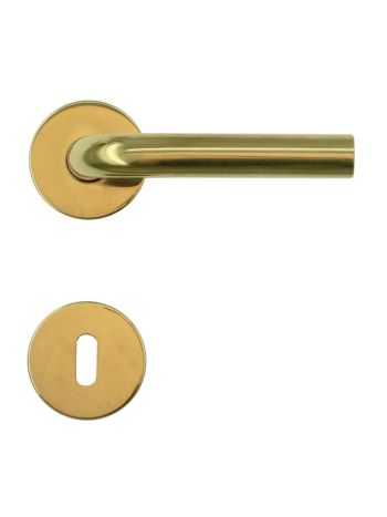 DOOR HANDLE PRO L SHAPE 19MM TITANIUM R+E