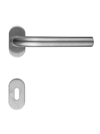 DOOR HANDLE PRO PROFILE L SHAPE 19MM INOX PLUS R+E