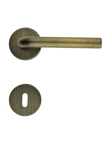 DOOR HANDLE PRO L SHAPE 16MM MAT BRONZE R+E