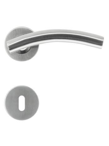 DOOR HANDLE PRO GT SHAPE 19MM INOX PLUS R+E