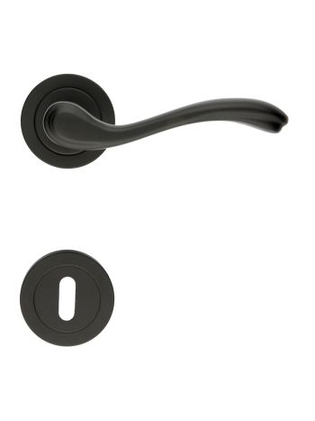 DOOR HANDLE PRO ERICA BLACK R+E