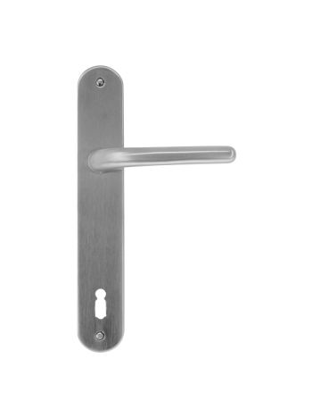 DOOR HANDLE PRO LILLA INOX LOOK PLATE+KEY 110MM
