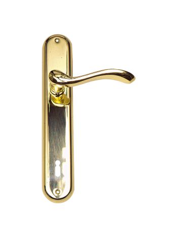 DOOR HANDLE PRO ERICA COPPER PLATE+KEY 110MM