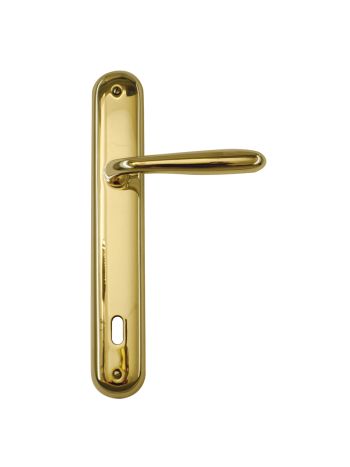 DOOR HANDLE PRO ALMA COPPER PLATE+KEY 110MM