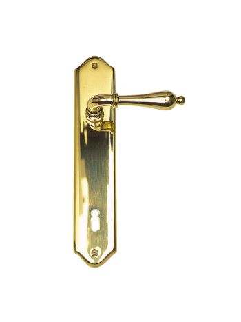 DOOR HANDLE PRO MARTINA COPPER PLATE+KEY 110MM