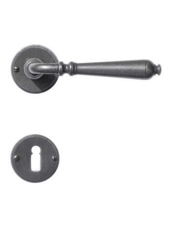 DOOR HANDLE PRO ELEGEANTE IRON AROUND R+E