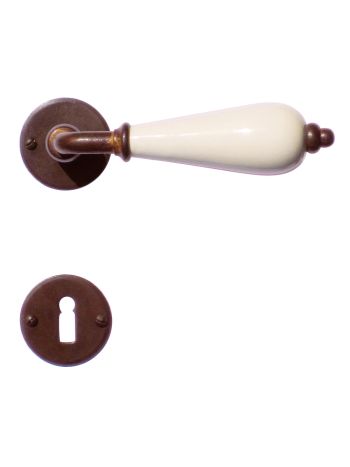 DOOR HANDLE PRO ECRU RUST AROUND R+E