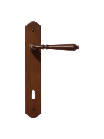 DOOR HANDLE PRO ELEGEANCE RUST PLATE+KEY 110MM