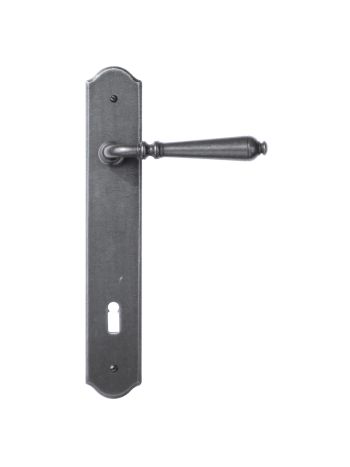 DOOR HANDLE PRO ELEGANCE IRON PLATE+KEY 110MM