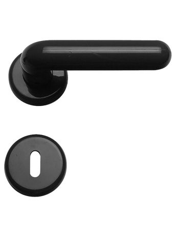 DOOR HANDLE PRO PANDA PVC BLACK R+E