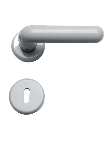 DOOR HANDLE PRO PANDA PVC LIGHT GRAY R+E