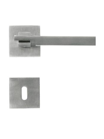 DOOR HANDLE PRO SQUARE 2 STAINLESS STEEL PLUS R+E