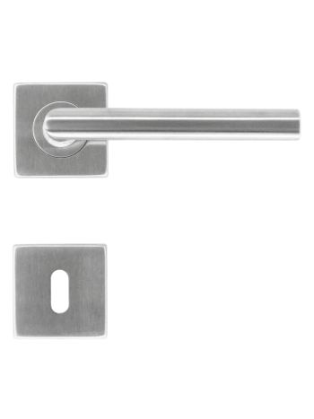DOOR HANDLE PRO SQUARE I SHAPE 16MM INOX PLUS R+E