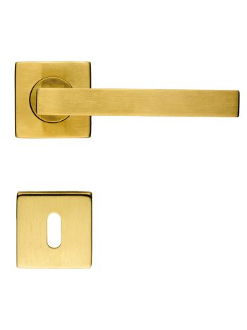 DOOR HANDLE PRO KUBIC SHAPE 16MM MATT COPPER R+E