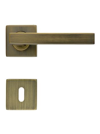 DOOR HANDLE PRO KUBIC SHAPE 16MM MAT BRONZE R+E