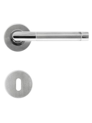DOOR HANDLE PRO OVAL I SHAPE STAINLESS STEEL PLUS R+E