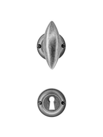 DOOR HANDLE PRO OLINA OLD SILVER R+E