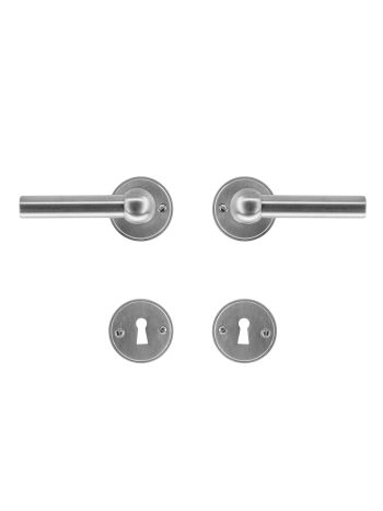 DOOR HANDLE PRO PETANA L+L INOX LOOK R+E