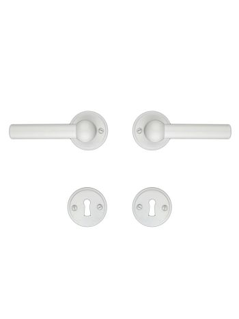 DOOR HANDLE PRO PETANA L+L WHITE R+E