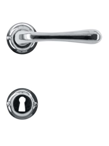 DOOR HANDLE PRO GRETANA NICKEL R+E