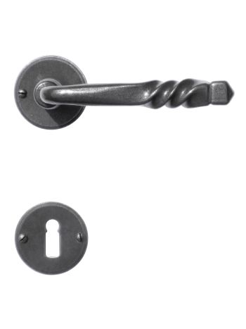 DOOR HANDLE PRO HARMONIE IRON AROUND R+E