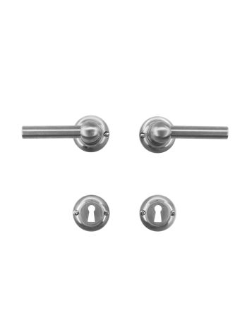 DOOR HANDLE PRO PETRA NM L+L INOX LOOK R+E