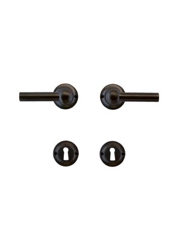 DOOR HANDLE PRO PETRA NM L+L CARBON BLACK R+E