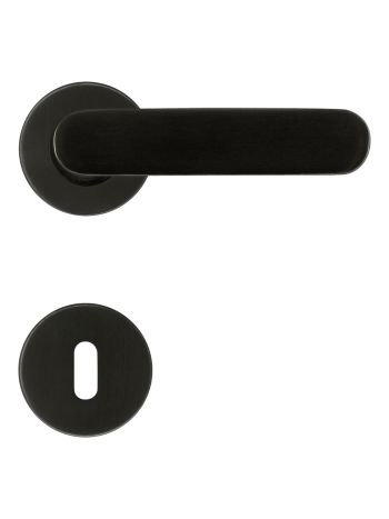 DOOR HANDLE PRO SPACE BLACK R+E