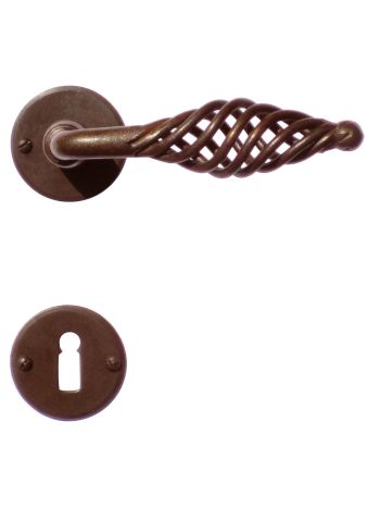 DOOR HANDLE PRO SPIRALUS RUST AROUND R+E
