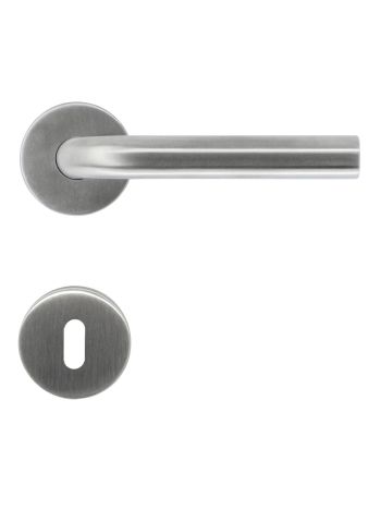 DOOR HANDLE PRO ECO L SHAPE 19MM STAINLESS STEEL 0% NICKEL R+E