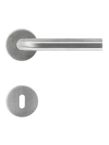 DOOR HANDLE PRO ZERO L SHAPE 19MM STAINLESS STEEL R+E