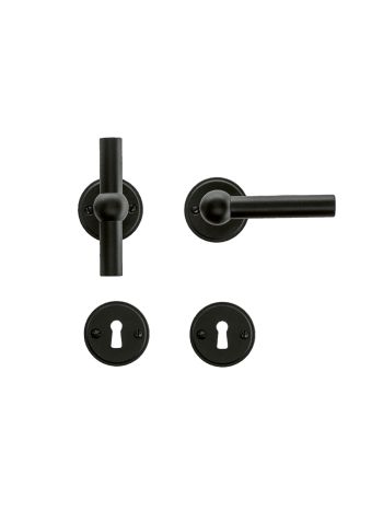 DOOR HANDLE PRO PETANA T+L BLACK R+E