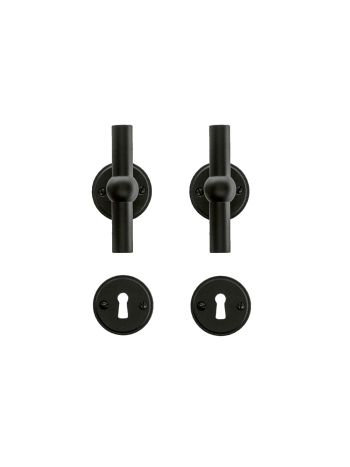 DOOR HANDLE PRO PETANA T+T BLACK R+E