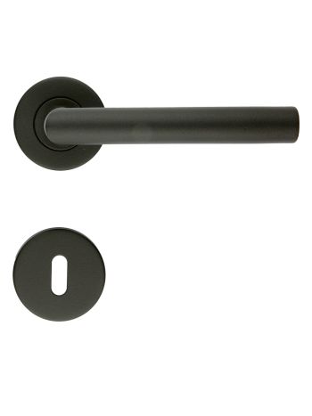 DOOR HANDLE PRO I SHAPE 19MM CLASS 3 BLACK STRUCTURE UV R+E
