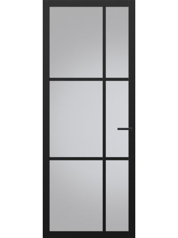 Interior Glass door NDB906 | Nova design | Deep black